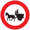 No Entry For Horse Drawn Vehicles Clip Art